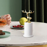 Maxbell Toothpick Holder Kitchen Gadgets Multi Purpose for Living Room Home Bar White