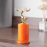 Maxbell Toothpick Holder Kitchen Gadgets Multi Purpose for Living Room Home Bar Orange