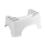 Maxbell Portable Under Desk Foot Rest Bedside Step Stool for Bathroom Office  White