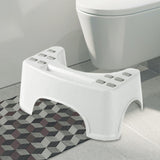 Maxbell Portable Under Desk Foot Rest Bedside Step Stool for Bathroom Office  White