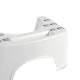 Maxbell Portable Under Desk Foot Rest Bedside Step Stool for Bathroom Office  White