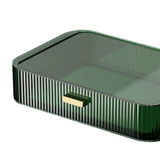 Maxbell Luxury Desktop Cosmetics Storage Holder Display for Bedroom Home Countertop Green