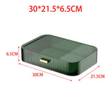 Maxbell Luxury Desktop Cosmetics Storage Holder Display for Bedroom Home Countertop Green