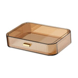 Maxbell Luxury Desktop Cosmetics Storage Holder Display for Bedroom Home Countertop Brown