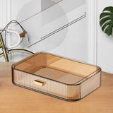 Maxbell Luxury Desktop Cosmetics Storage Holder Display for Bedroom Home Countertop Brown