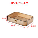 Maxbell Luxury Desktop Cosmetics Storage Holder Display for Bedroom Home Countertop Brown