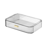 Maxbell Luxury Desktop Cosmetics Storage Holder Display for Bedroom Home Countertop Clear