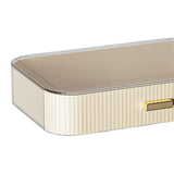 Maxbell Luxury Desktop Cosmetics Storage Holder Display for Bedroom Home Countertop Beige