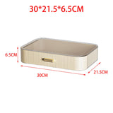 Maxbell Luxury Desktop Cosmetics Storage Holder Display for Bedroom Home Countertop Beige