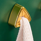 Maxbell Towel Stopper Dish Cloth Hook Wall Mounted Towel Hangers Holders for Kitchen Yellow