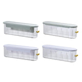 Maxbell Sock Storage Box Wall Mounted Bedroom Storage Organizer for Bra Storing Green Side