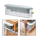 Maxbell Sock Storage Box Wall Mounted Bedroom Storage Organizer for Bra Storing Green Side