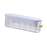 Maxbell Sock Storage Box Wall Mounted Bedroom Storage Organizer for Bra Storing White Side