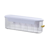 Maxbell Sock Storage Box Wall Mounted Bedroom Storage Organizer for Bra Storing White Side