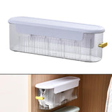 Maxbell Sock Storage Box Wall Mounted Bedroom Storage Organizer for Bra Storing White Side