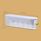 Maxbell Sock Storage Box Wall Mounted Bedroom Storage Organizer for Bra Storing White Side