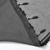Maxbell Multipurpose Valance Breathable Short Curtain for Office Home Restaurant Black