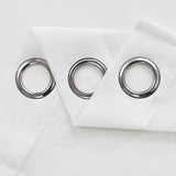 Maxbell Modern Voile Curtains Exquisite Curtains for Living Room Decoration White