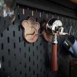 Maxbell Coffee Handle Hanger Wall Mounted Bottomless Portafilter Rack for Home