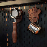 Maxbell Coffee Handle Hanger Wall Mounted Bottomless Portafilter Rack for Home