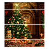 Maxbell 6Pcs Stair Stickers Stair Riser Decals Creative Christmas for Xmas Party