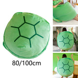 Maxbell Creative Wearable Turtle Shell Plush Toy Cushion for Living Room Decor 80cm