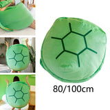 Maxbell Creative Wearable Turtle Shell Plush Toy Cushion for Living Room Decor 80cm