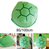 Maxbell Creative Wearable Turtle Shell Plush Toy Cushion for Living Room Decor 80cm