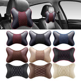 Maxbell 2Pcs Seat Head Cushion Car Accessories Rest Cushion Soft for Car Style A