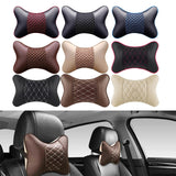 Maxbell 2Pcs Seat Head Cushion Car Accessories Rest Cushion Soft for Car Style A