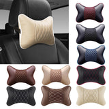 Maxbell 2Pcs Seat Head Cushion Car Accessories Rest Cushion Soft for Car Style A