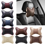Maxbell 2Pcs Seat Head Cushion Car Accessories Rest Cushion Soft for Car Style A