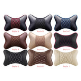 Maxbell 2Pcs Seat Head Cushion Car Accessories Rest Cushion Soft for Car Style A