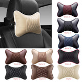 Maxbell 2Pcs Seat Head Cushion Car Accessories Rest Cushion Soft for Car Style A