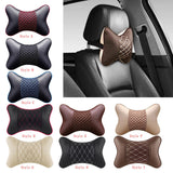 Maxbell 2Pcs Seat Head Cushion Car Accessories Rest Cushion Soft for Car Style A