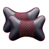 Maxbell 2Pcs Seat Head Cushion Car Accessories Rest Cushion Soft for Car Style A
