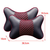 Maxbell 2Pcs Seat Head Cushion Car Accessories Rest Cushion Soft for Car Style A