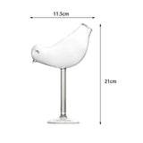 Maxbell Bird Champagne Glass 150ml Transparent Drinkware for Festival Wedding Dinner