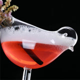 Maxbell Bird Champagne Glass 150ml Transparent Drinkware for Festival Wedding Dinner
