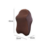 Maxbell Car Headrest Breathable for Car Truck SUV Car Interior Supplies Four Seasons Coffee