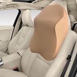 Maxbell Car Headrest Breathable for Car Truck SUV Car Interior Supplies Four Seasons Beige