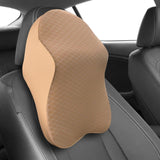 Maxbell Car Headrest Breathable for Car Truck SUV Car Interior Supplies Four Seasons Beige