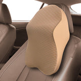 Maxbell Car Headrest Breathable for Car Truck SUV Car Interior Supplies Four Seasons Beige