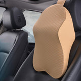 Maxbell Car Headrest Breathable for Car Truck SUV Car Interior Supplies Four Seasons Beige