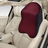 Maxbell Car Headrest Breathable for Car Truck SUV Car Interior Supplies Four Seasons Black Red