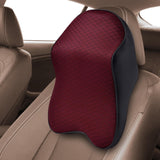 Maxbell Car Headrest Breathable for Car Truck SUV Car Interior Supplies Four Seasons Black Red