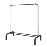 Maxbell Laundry Drying Rack Garment steel with Shoes Shelf for Dorm Indoor black