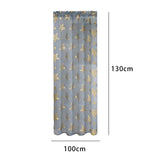 Maxbell Window Curtains Grey Curtains for Dining Room Living Room Bedroom 100x130cm