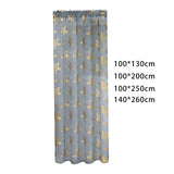 Maxbell Window Curtains Grey Curtains for Dining Room Living Room Bedroom 100x130cm