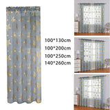 Maxbell Window Curtains Grey Curtains for Dining Room Living Room Bedroom 100x130cm